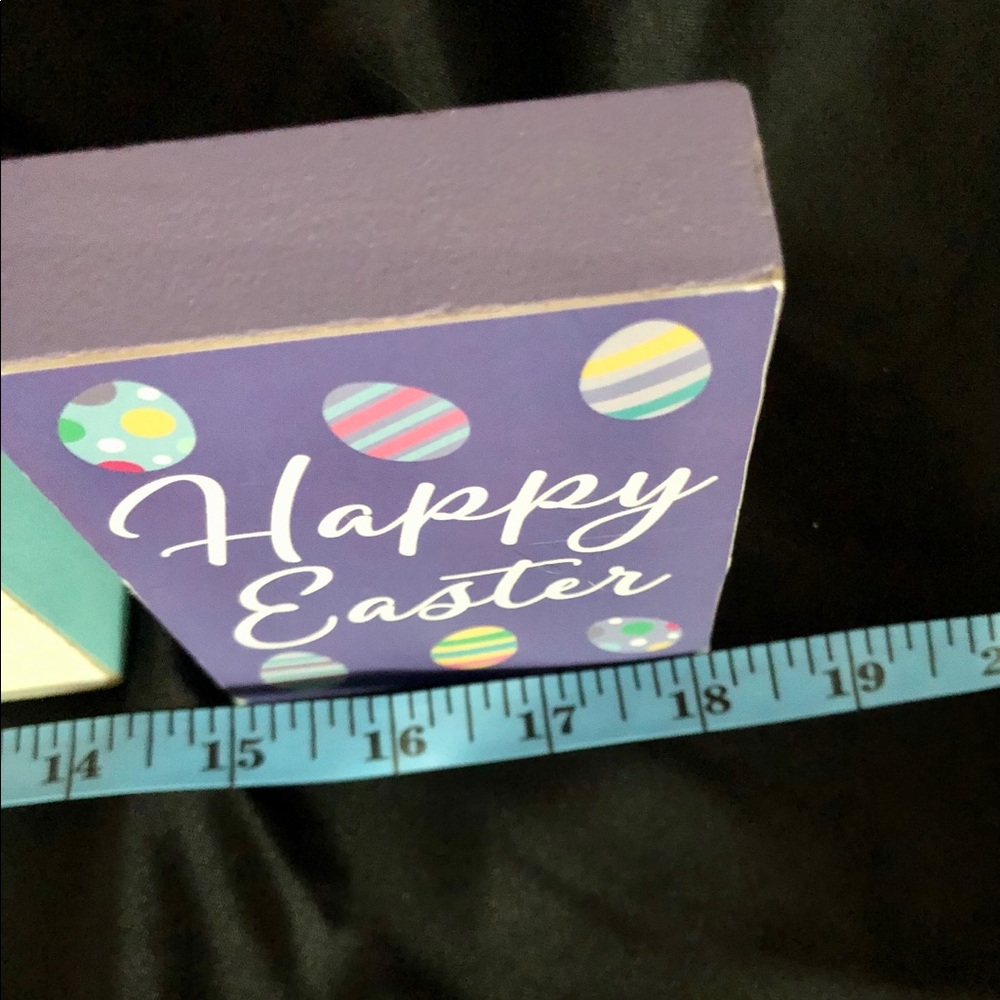 ❌SOLD❌ 4-Pc. Easter/Spring Block Set, NWOT - Picture 14 of 16
